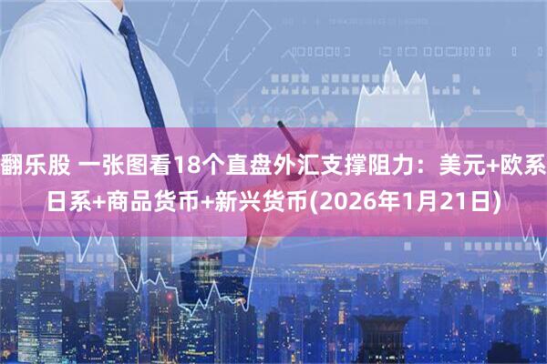 翻乐股 一张图看18个直盘外汇支撑阻力：美元+欧系日系+商品货币+新兴货币(2026年1月21日)